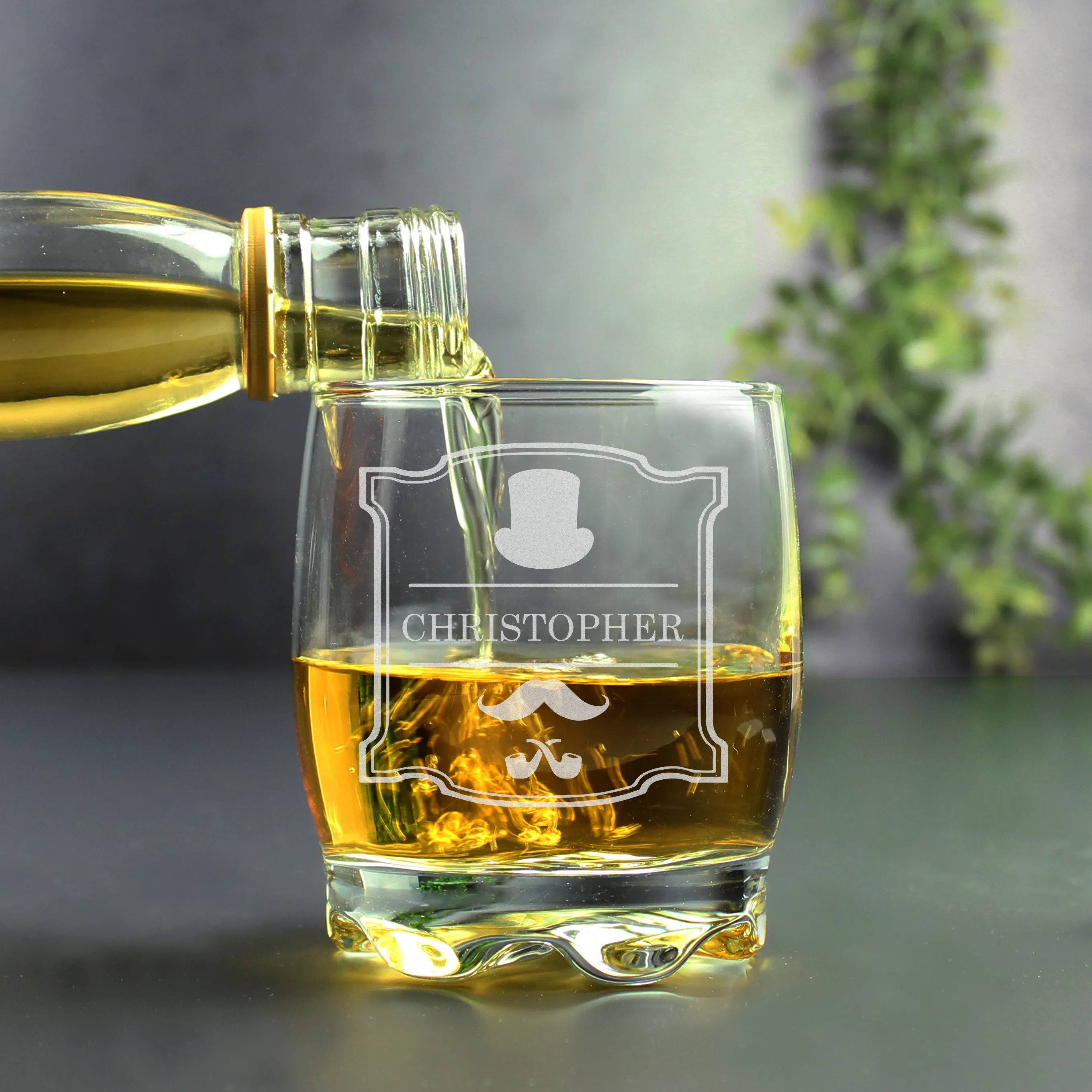 Personalised Gentleman’s Tumbler and Whiskey Miniature Gift Set
