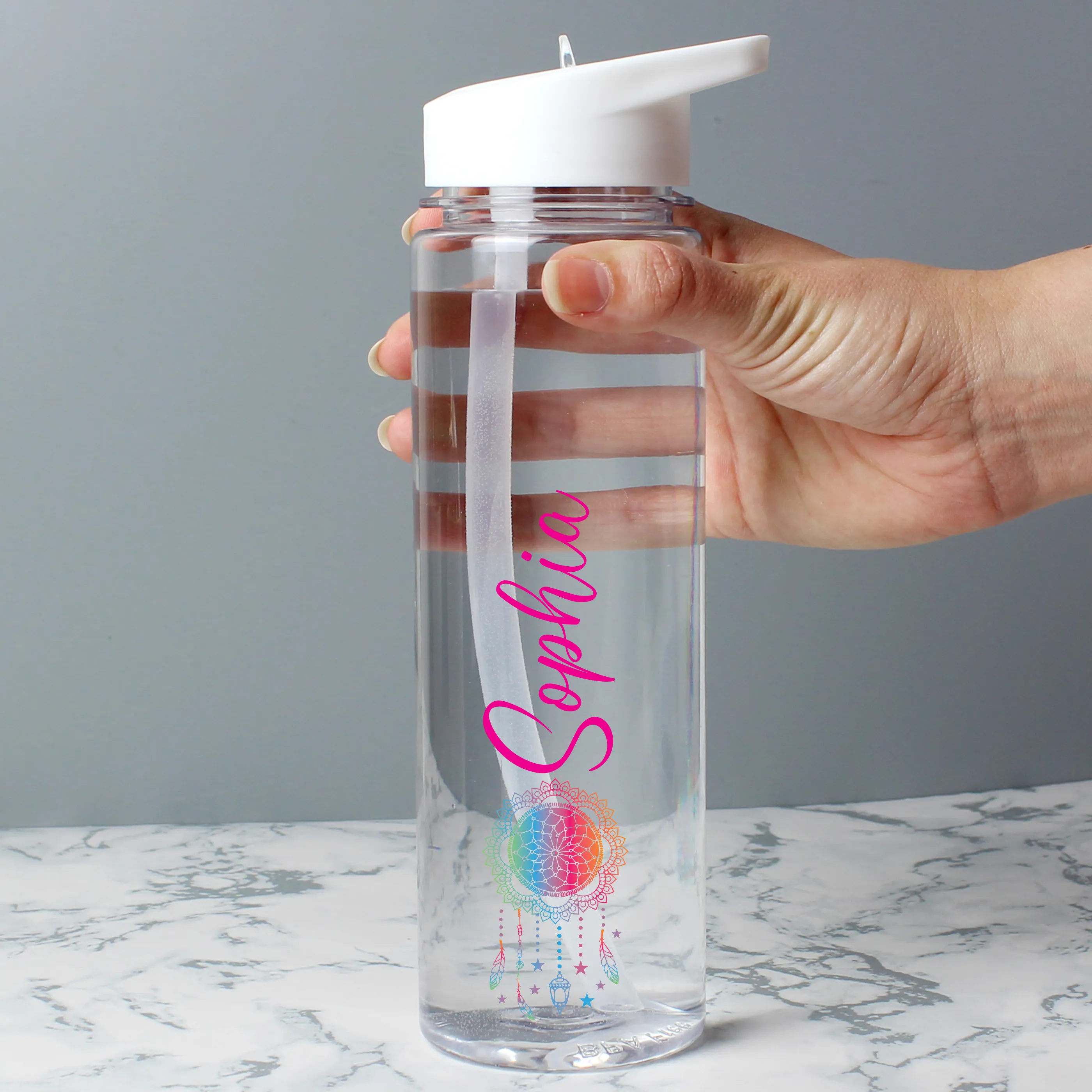 Personalised Dream Catcher Name Water Bottle