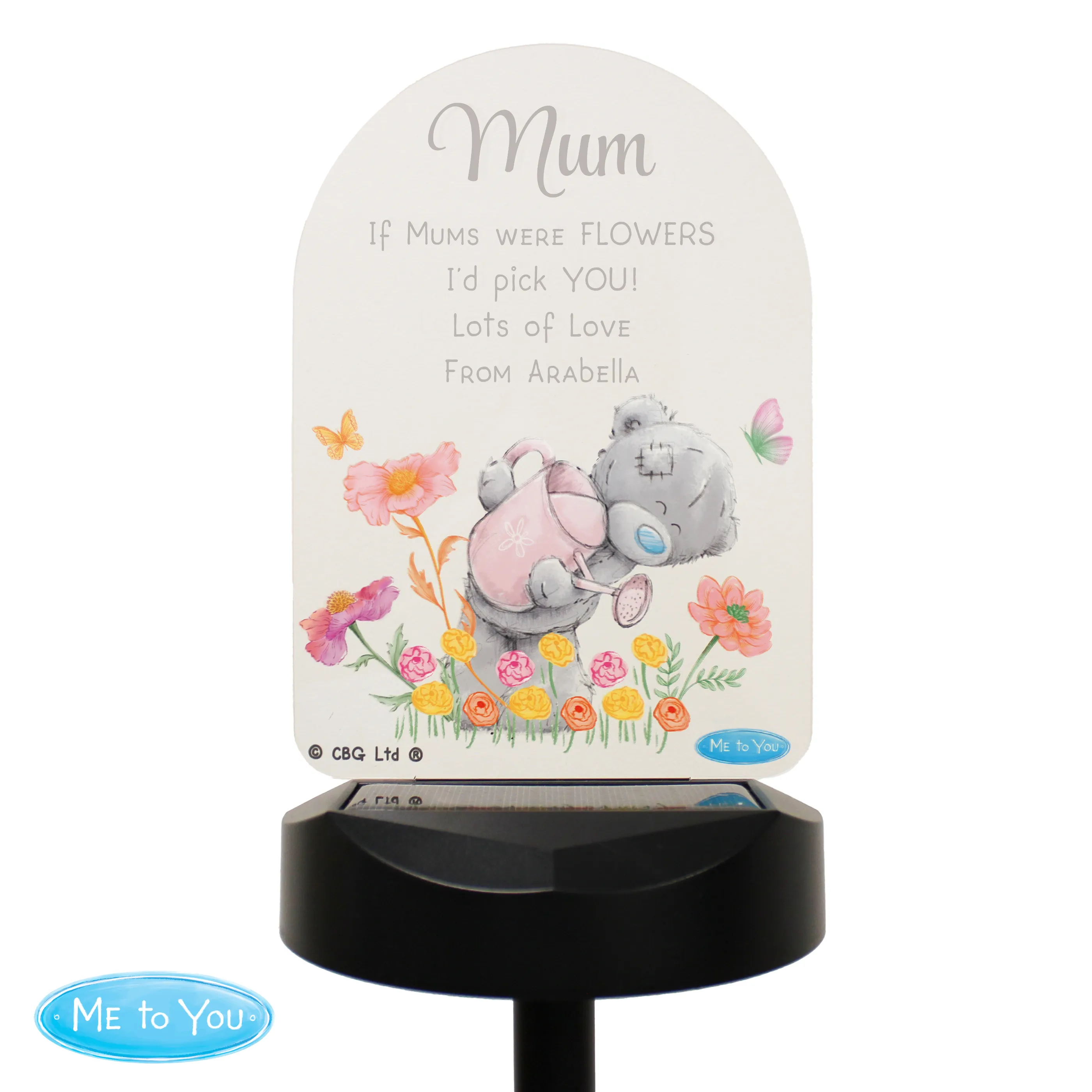 Personalised Solar LED Garden Light | Me to You Outdoor Gift