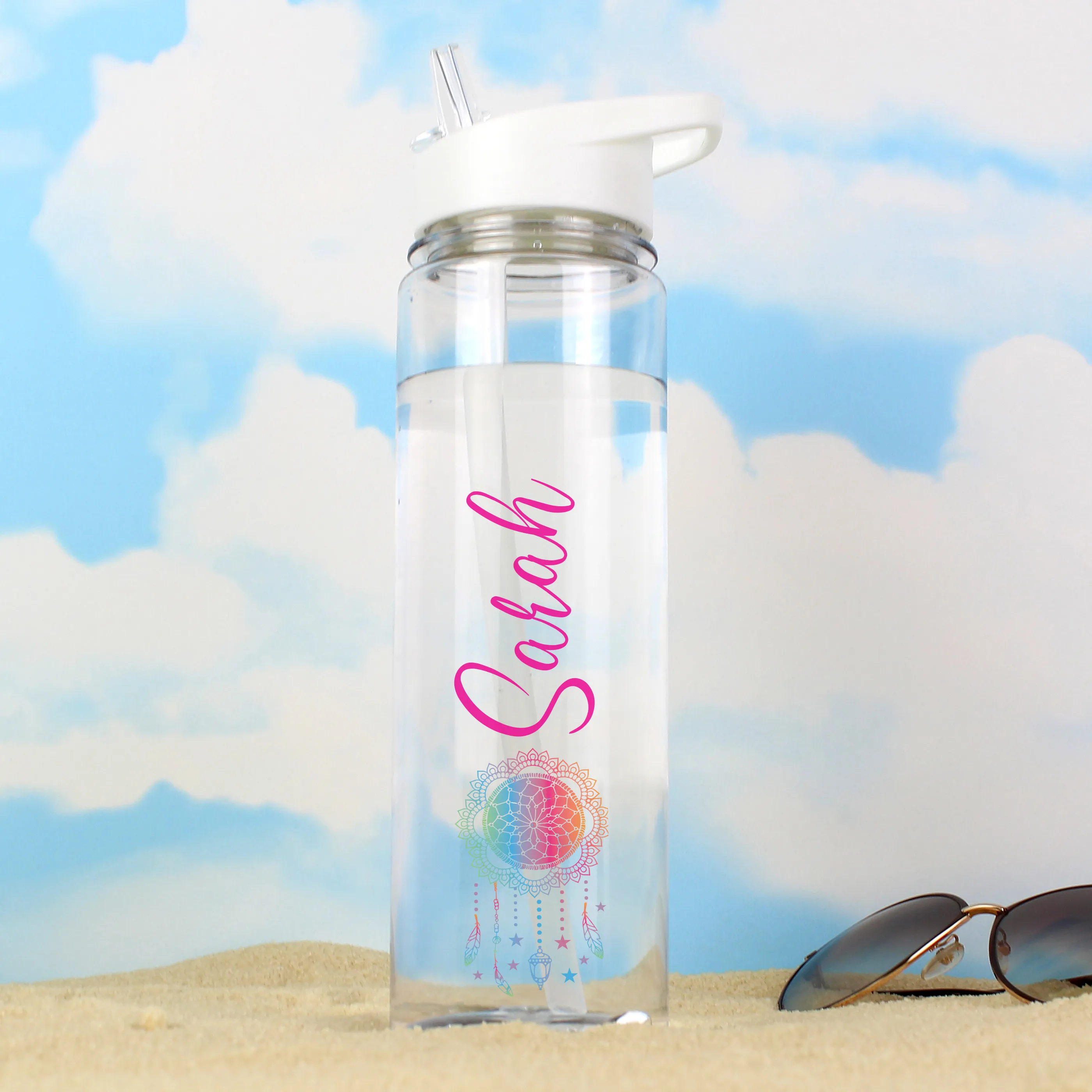 Personalised Dream Catcher Name Water Bottle