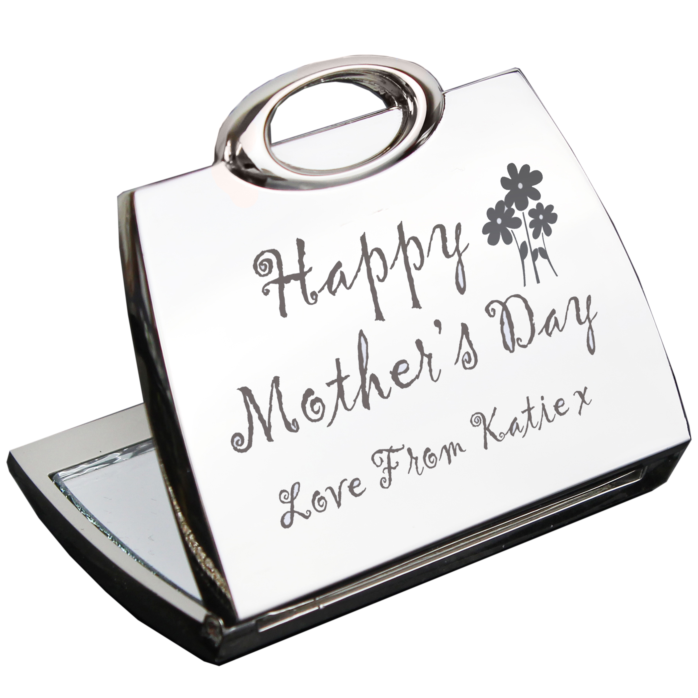 Personalised Happy Mother’s Day Compact Mirror