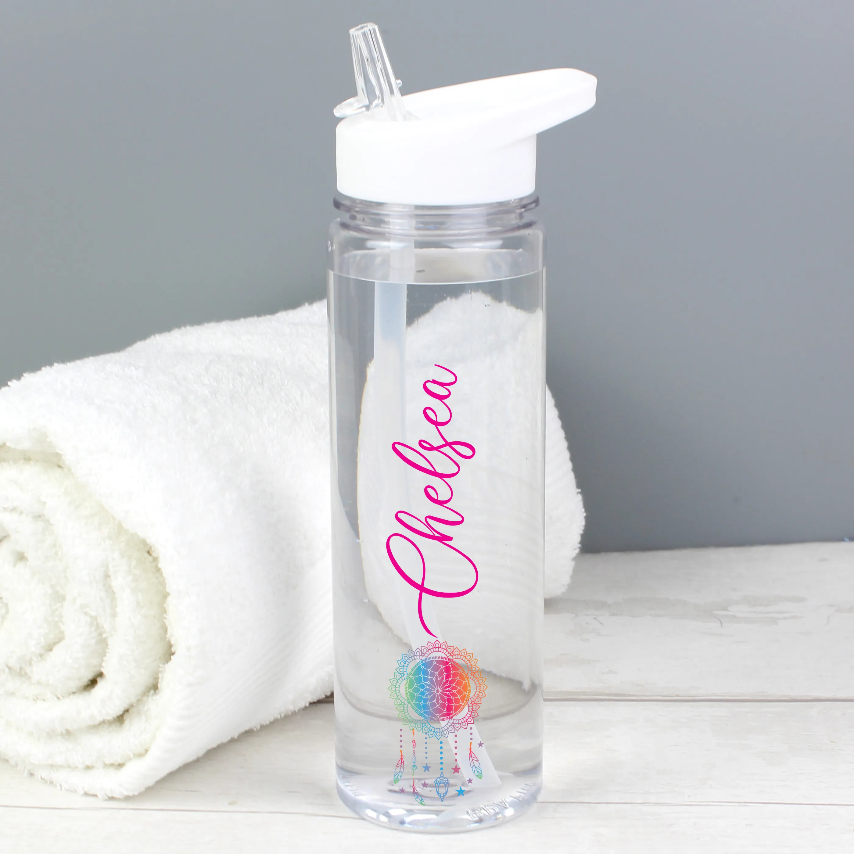 Personalised Dream Catcher Name Water Bottle