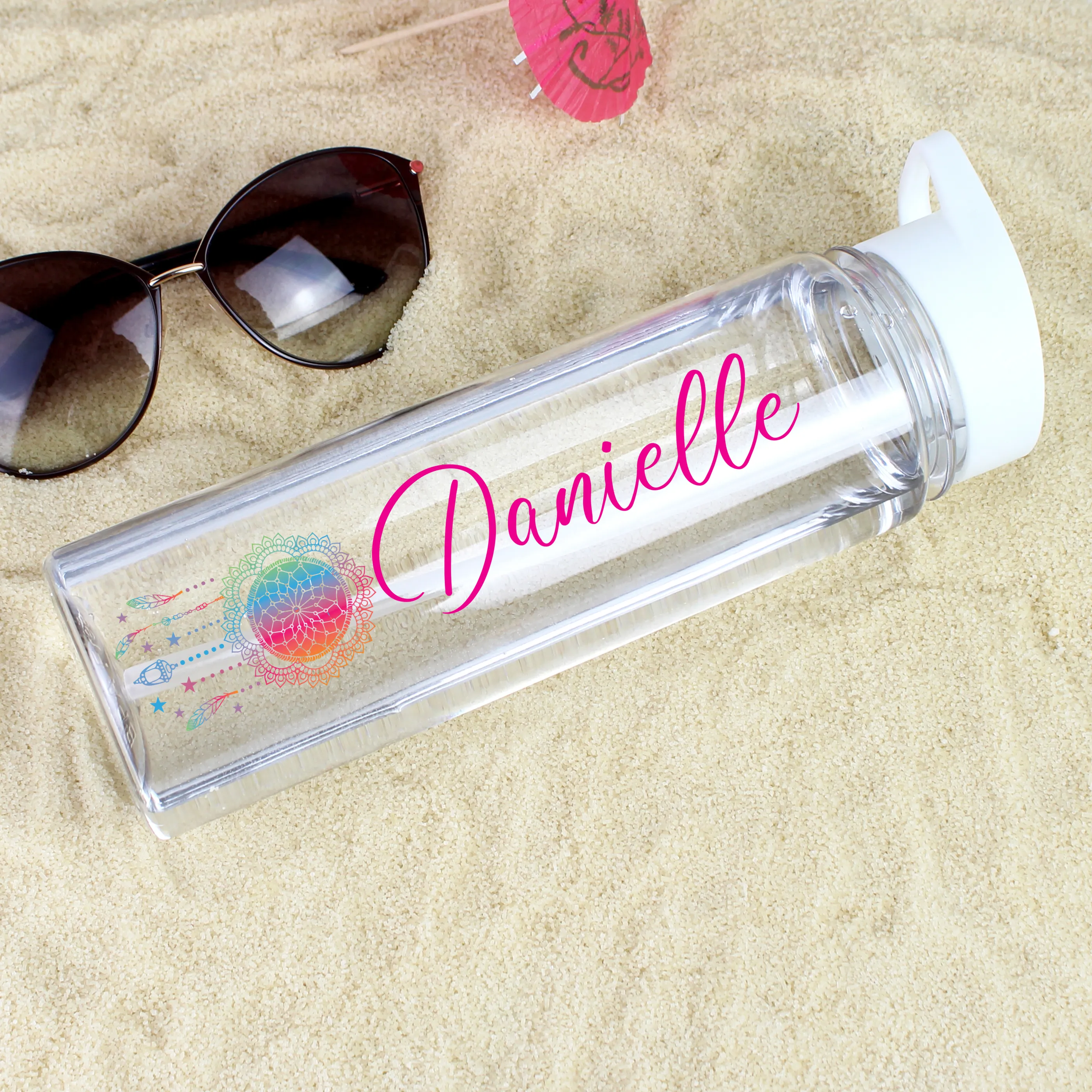 Personalised Dream Catcher Name Water Bottle