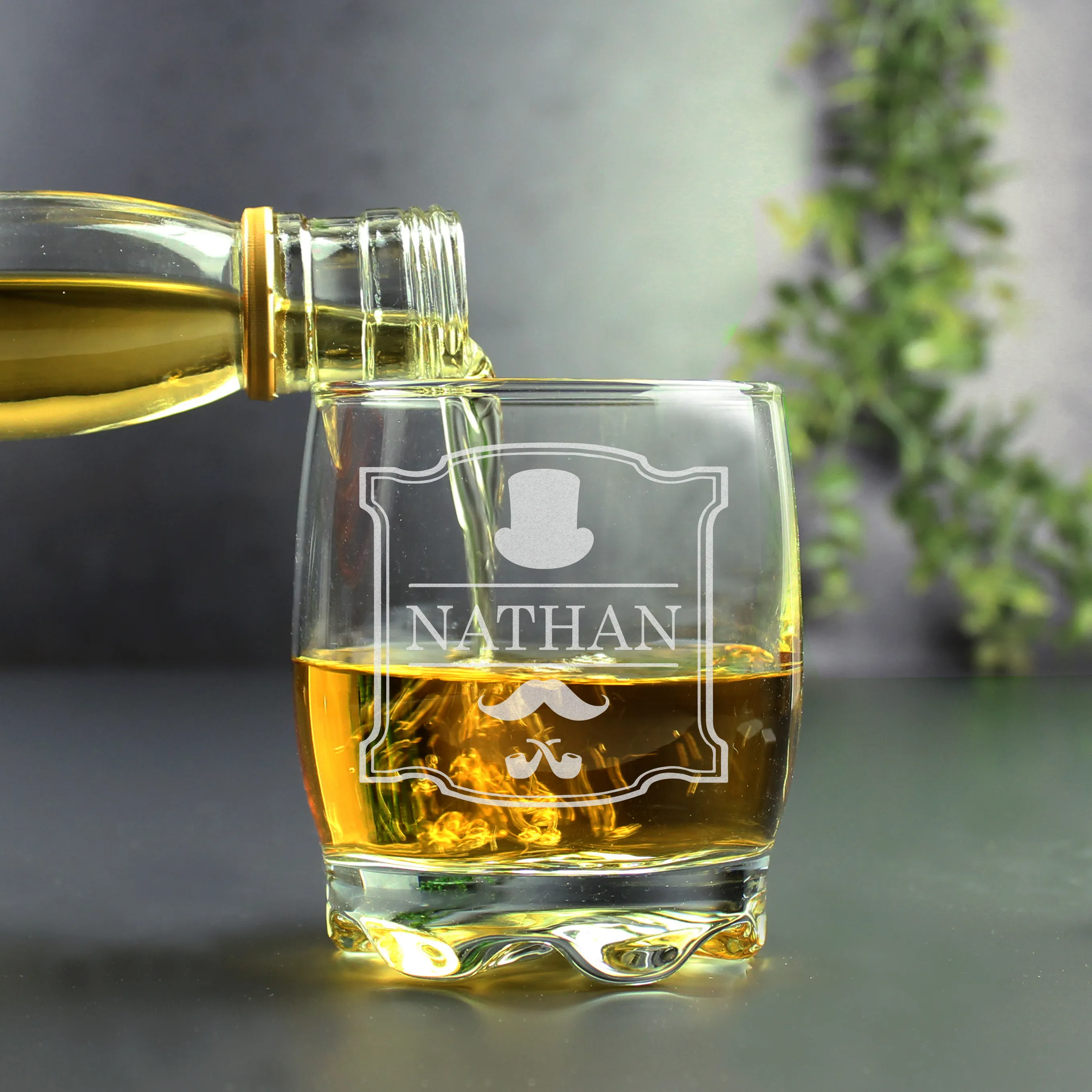Personalised Gentleman’s Tumbler and Whiskey Miniature Gift Set