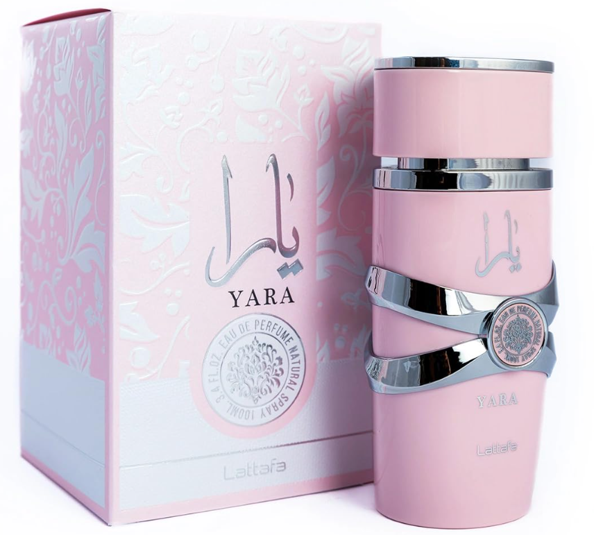 Yara Pink 100ml | Lattafa Perfumes- Eau De Parfum - Long Lasting Women's Perfume | Sweet Floral Vanilla Fragrance - Image 1