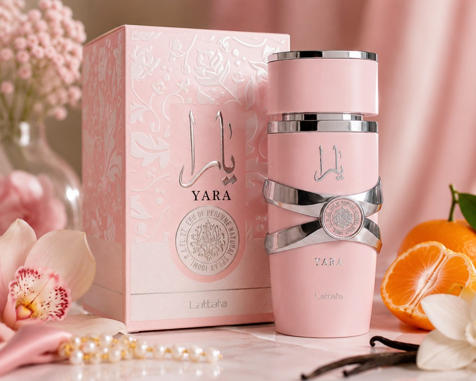 Yara Pink 100ml | Lattafa Perfumes- Eau De Parfum - Long Lasting Women's Perfume | Sweet Floral Vanilla Fragrance - Image 2