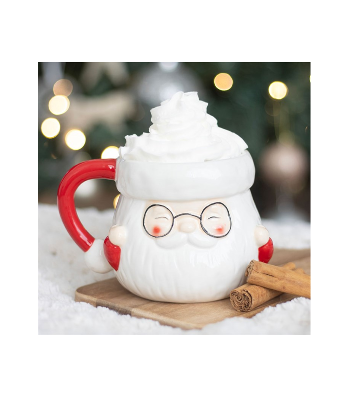 Santa Claus Shaped Mug