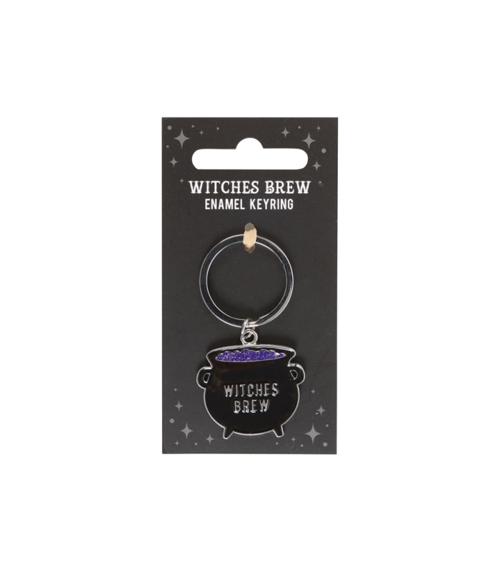 Witches Brew Cauldron Keyring