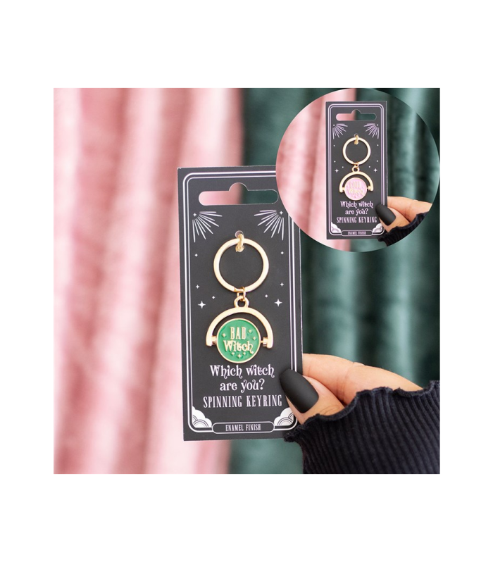 Which Witch Are You Spinning Keyring