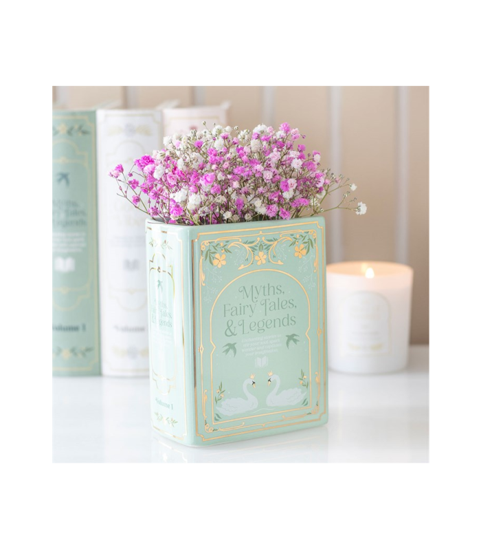 Green Book Shaped Vase