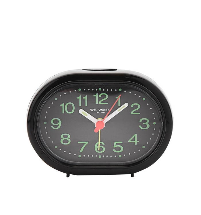 Hometime Alarm - Oval Beep Function Black