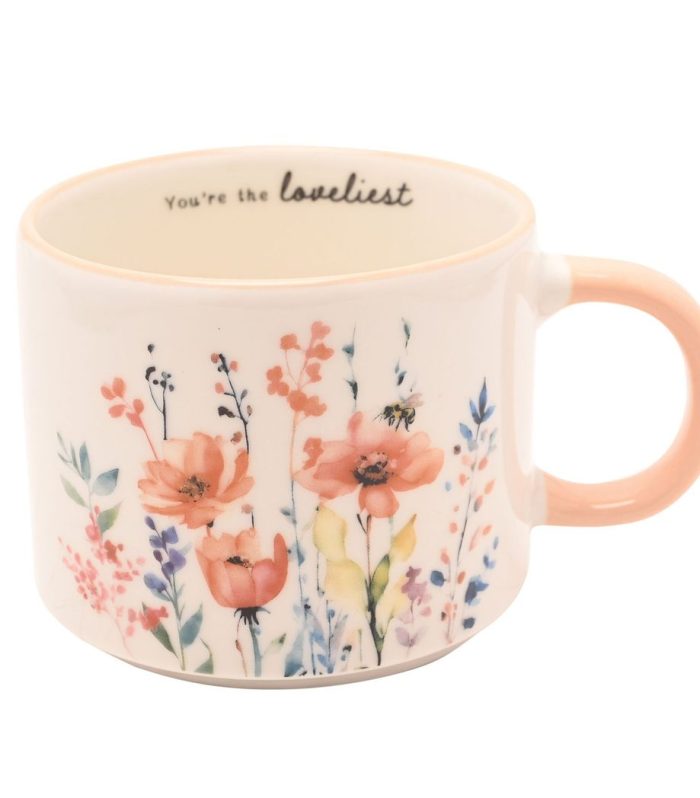 The Cottage Garden Peach Mug - Grandma