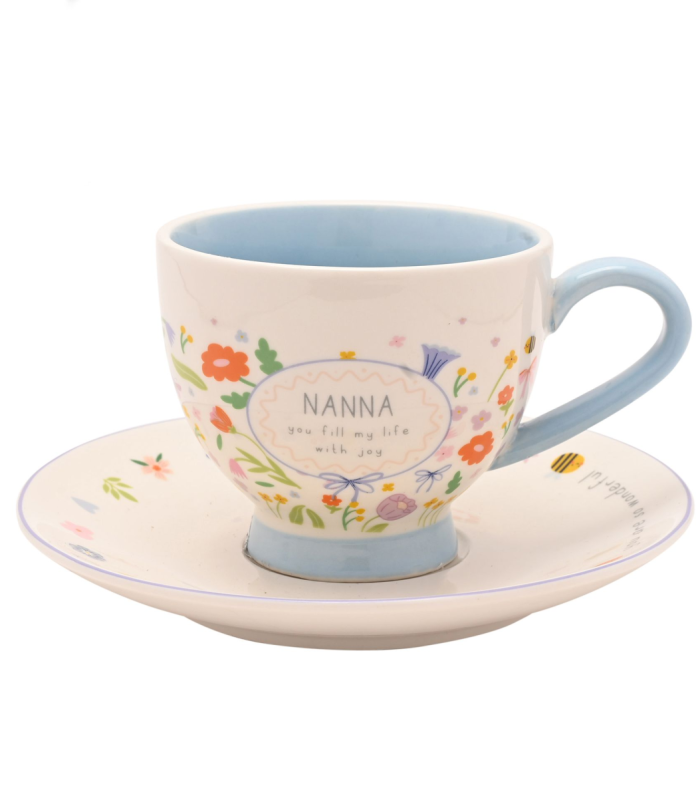 Love Life Cup & Saucer - Nanna