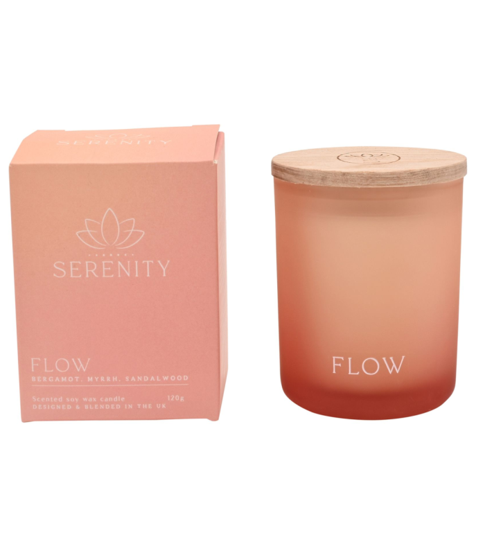 Serenity Flow Candle 120g Bergamot, Myrrh & Sandalwood