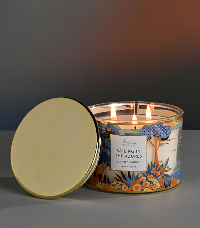 The London Wax Company Sailing In The Azures 3 Wick Candle 369g