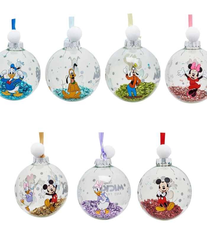 Disney Set of 7 Baubles - Mickey & Friends