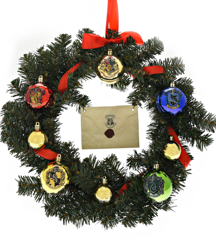 Harry Potter Christmas Wreath with Letter - Hogwarts 35cm