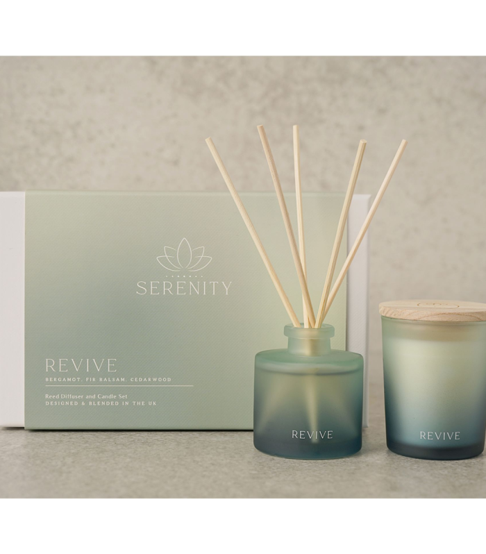 Serenity Revive 70g Candle & 50ml Diffuser Set
