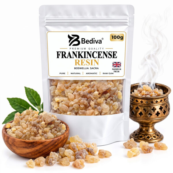 Frankincense Resin 100g Boswellia Sacra Golden Brown Resin for Aromatherapy