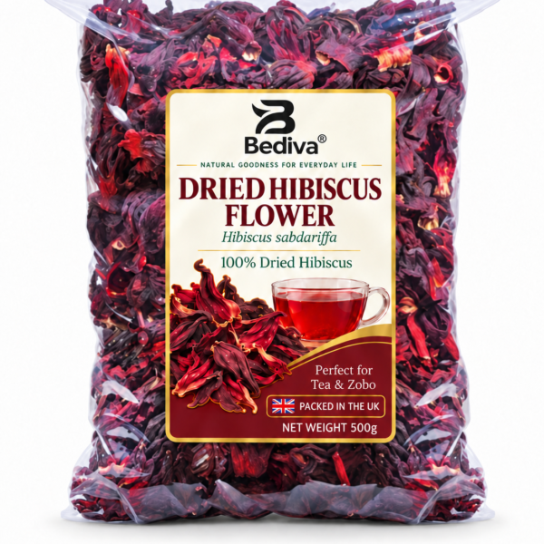 Dried Hibiscus Flowers (Hibiscus sabdariffa) - 500g